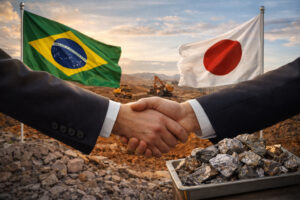 Goiás firma acordo com o Japão para desenvolver terras raras e fortalecer cadeia de minerais críticos; estado concentra cerca de 25% das reservas mundiais