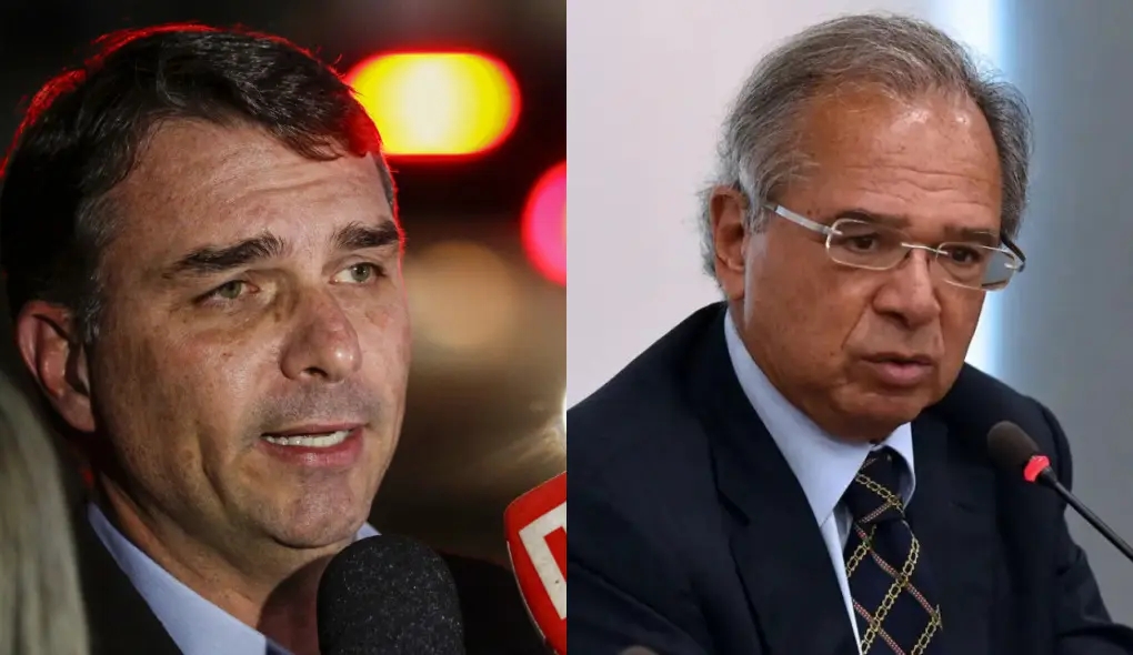 Flávio Bolsonaro se aproxima de 4 nomes da equipe de Paulo Guedes e sinaliza manutenção da agenda liberal para a eleição presidencial.