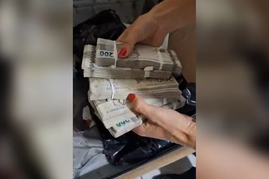 PF encontra dinheiro em sacos plásticos em operação que apura fraudes em descontos do INSS