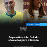 Gustavo Gayer e Gracinha Caiado são eleitos para o Senado por Goiás