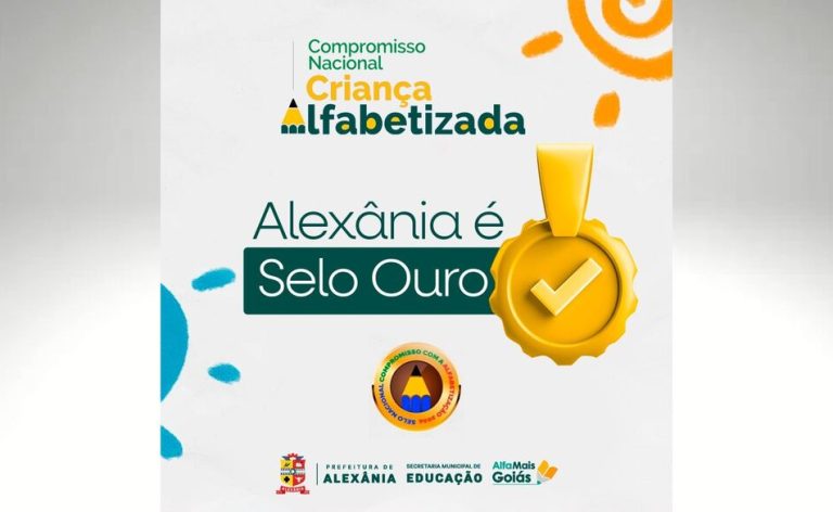 02 - ALEXÂNIA - Município conquista Selo Ouro no Programa Criança Alfabetizada (1)