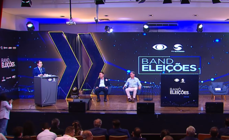 Debate realizado pela Band - TV Sucesso durante a SUDOEXPO em Rio Verde